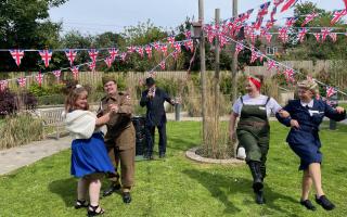 Falmouth care home residents go back in time to celebrate VE Day