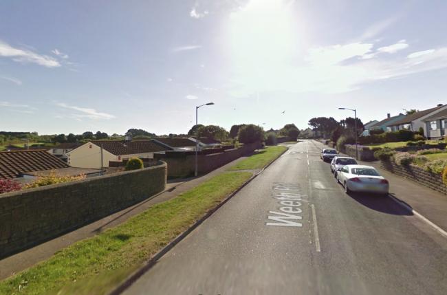 A van caught fire on Weeth Street in Camborne