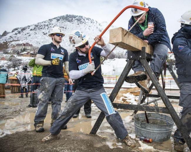 CSM Students competing in the 2019 Mining Games in Nevada, USA. Photo by Max Willcock 