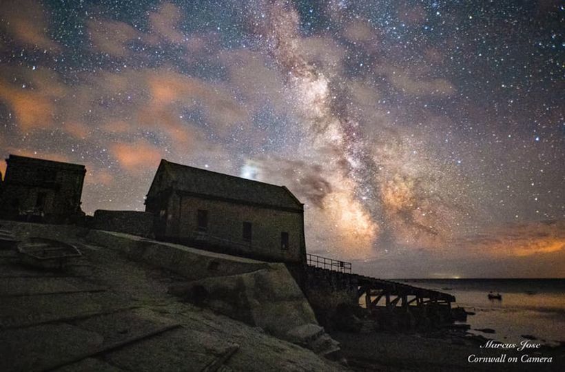 Milky Way over the old Lizard lifeboat station, by Marcus Jose