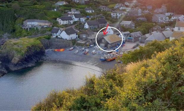 The old buildings, all located at Cadgwith Cove, are used by fishermen landing at the harbour to store their gear and process their catches. 