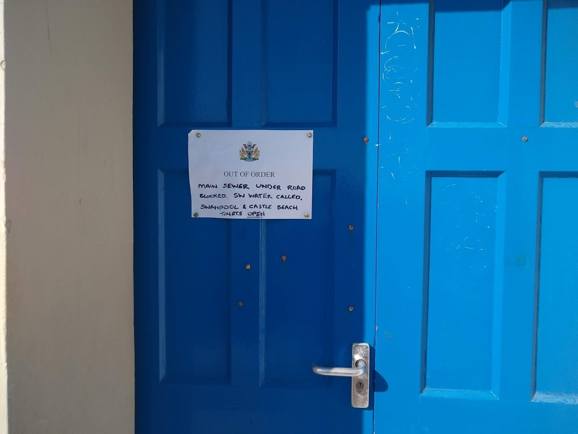 The toilets at Gyllyngvase Beach remain closed