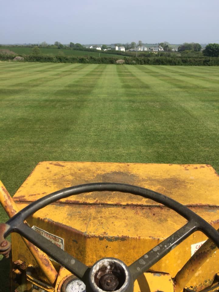 The ground being prepared for the new season