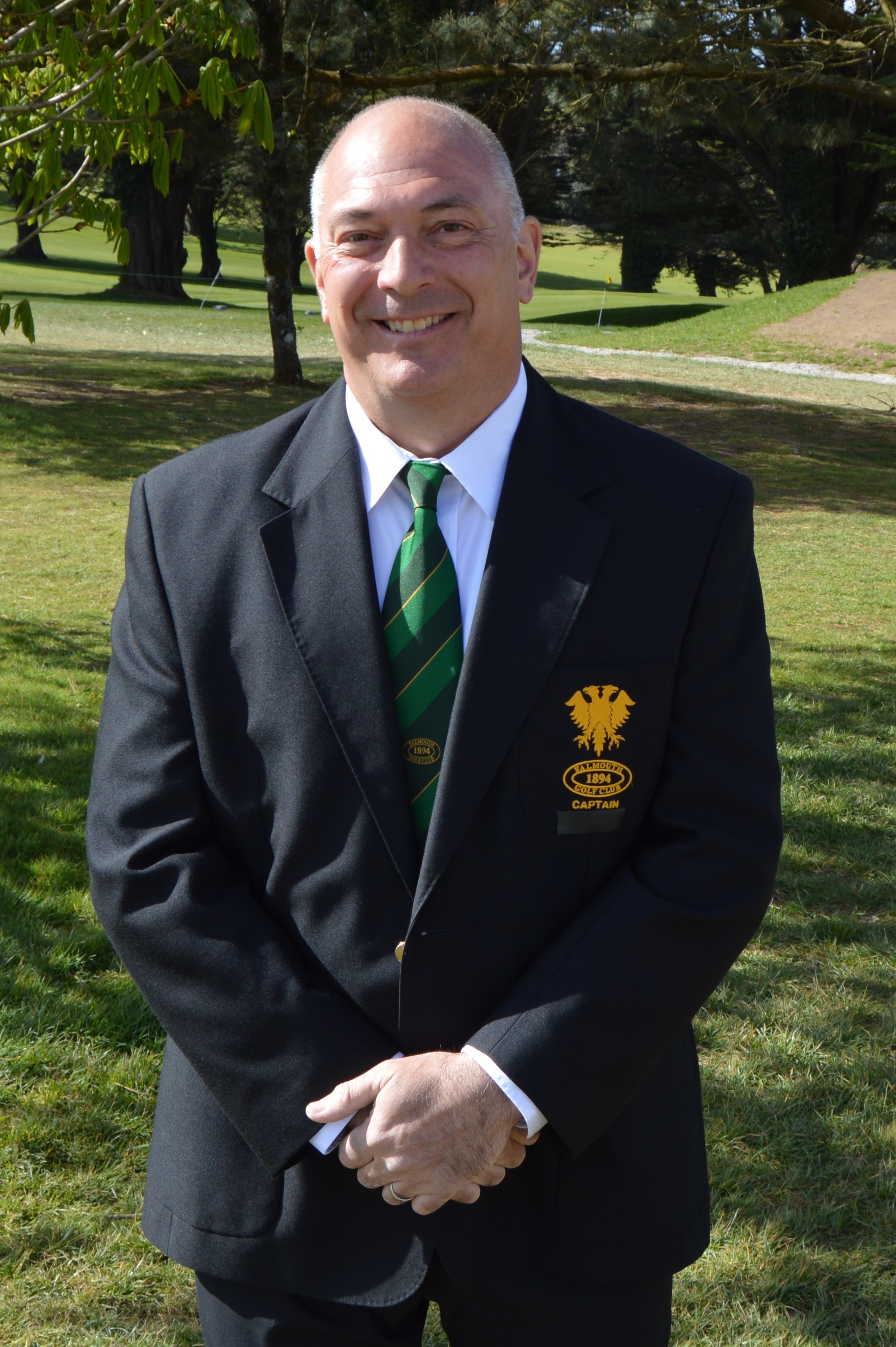 Gary Wall the new Captain of Falmouth Golf Club. 