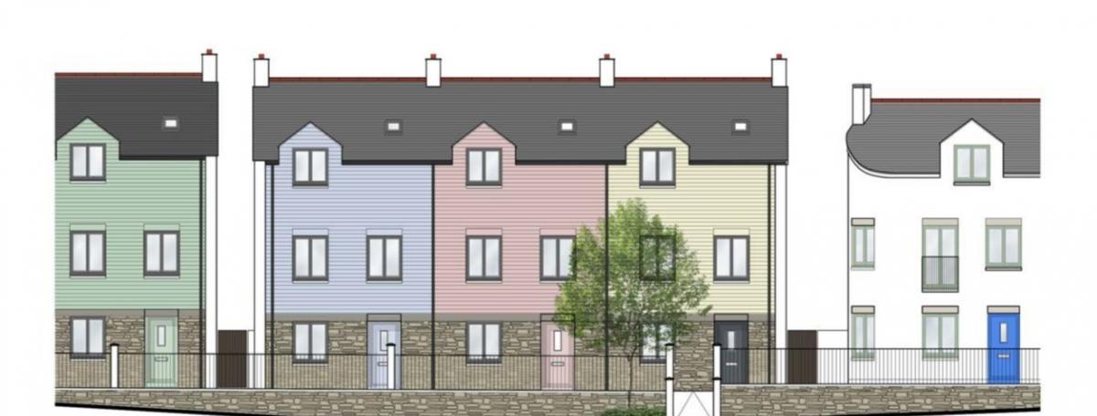An application has gone in to build seven new homes at the site