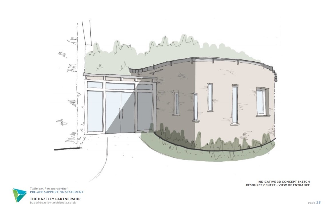 The orignal designs for the archive and resource centre. Images: The Bazeley Partnership