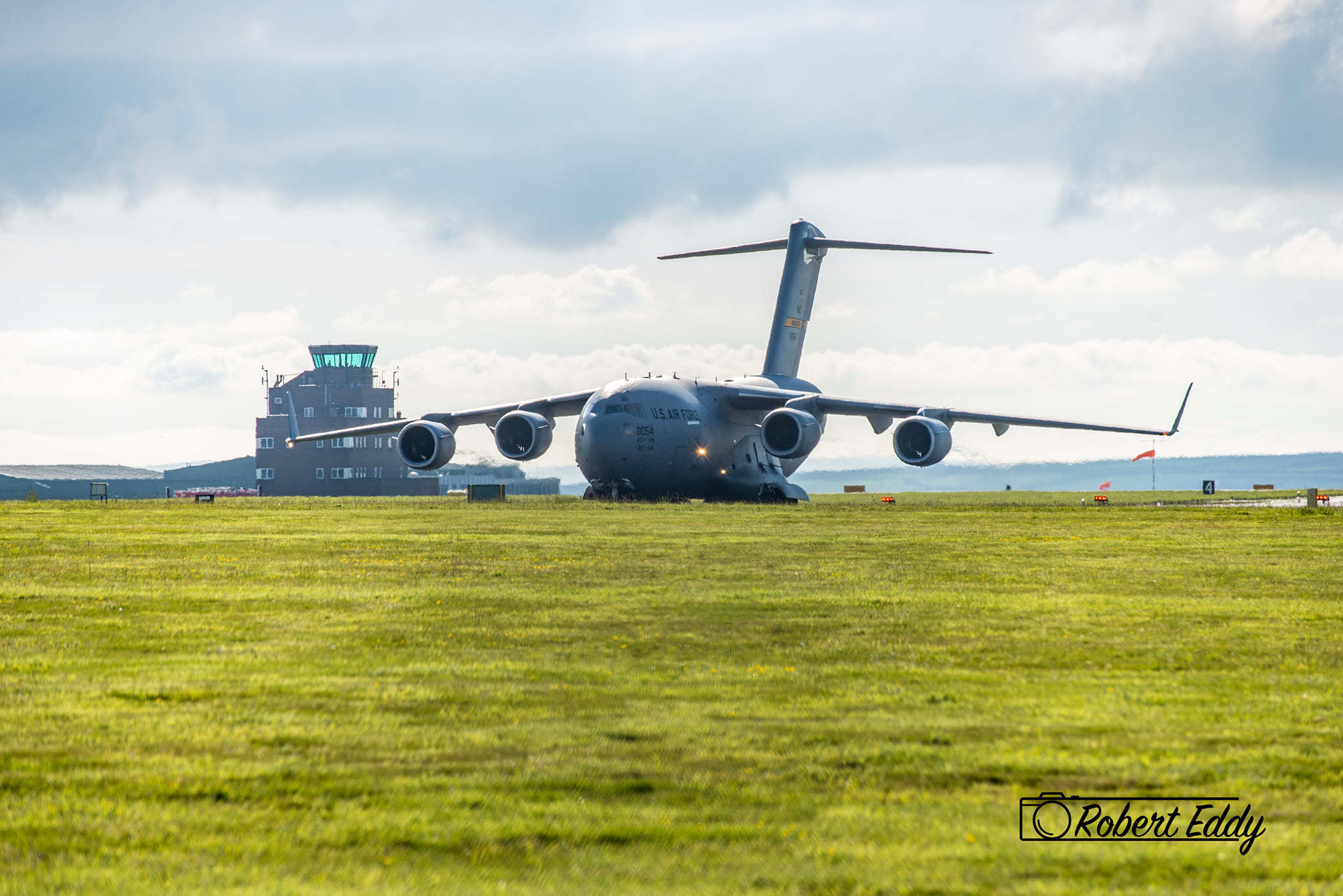 The US C-17 landed at RNAS Culdrose Picture: Robert Eddy/Packet Camera Club