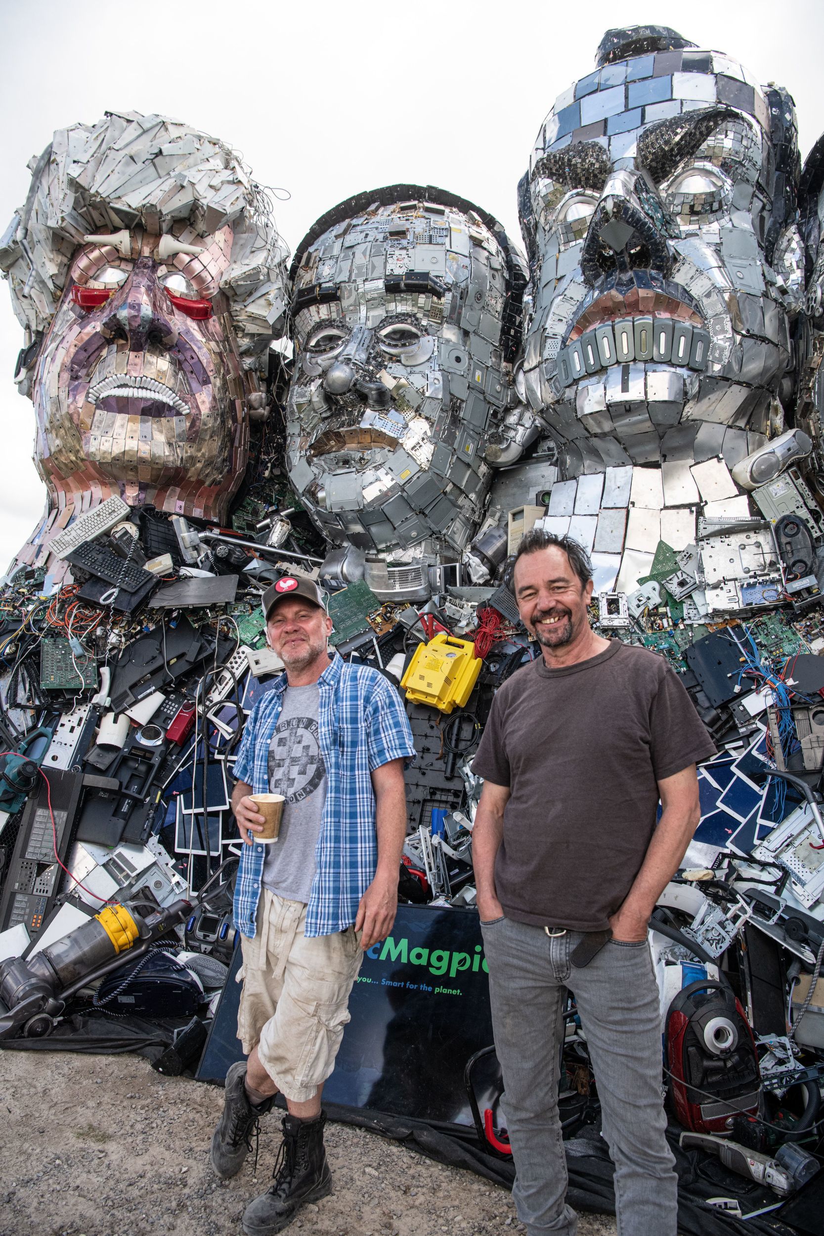 The sculpture has been created by Mutoid Waste Company founder Joe Rush, alongside sculptor Alex Wreckage. Picture: Kathy White
