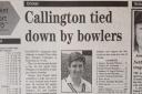 Callington tied down by bowlers