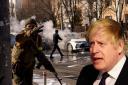 Boris Johnson clarifies UK stance on Brits going to fight in Ukraine. (PA)