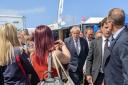 Boris Johnson was at the Royal Cornwall Show on Friday following the confidence vote