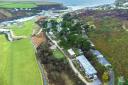 An aerial of The Park, up for sale near Newquay