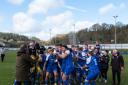 The Blues won the Cornwall Senior Cup on Easter Monday