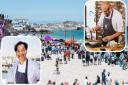 The St Ives Food Festival features a programme of chef demos and food markets to enjoy
