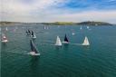 n The 2019 AZAB challenge departs Falmouth at the start of the 2,400 mile race to the mid-Atlantic and back  Picture: Ed Wildgoose, HiFly Photography