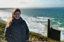photo of Cherilyn Mackrory MP by the sea in her Truro & Falmouth constituency