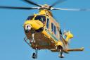A motorcyclist has been airlifted to Southmead Hospital in Bristol.