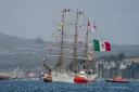 Tall ships leave Falmouth. Picture: Stuart Wilkes