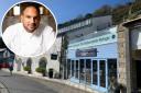 Award winning chef Michael Caines, inset, has now closed The Harbour Refuge permanently