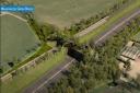 How the new 'green bridge' will look on the A30 in Cornwall