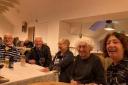 A picture of members at Café Polyglot when it opened in Helston in 2022