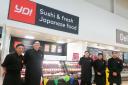 The team at the new Yo Sushi counter in Tesco Helston