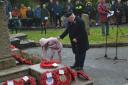 Young and old paid their respects at the Falmouth Remembrance Day
