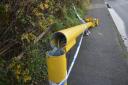 The latest speed camera vandalism was in New Row, Longdowns on the A39