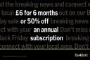 Read the Packet website for just £1 a month for six months