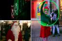 People in Camborne celebrate the countdown to Christmas in Camborne
