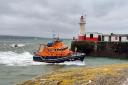 Penlee Lifeboat was called to a trawler without power off Newlyn
