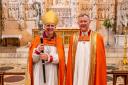 The Right Rev Hugh Nelson, the bishop of St Germans, installed Dean Simon Robinson at a service on January 21