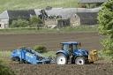 Get ready for tattie season in Abernyte, Perthshire, as farmers prepare the ground for planting.