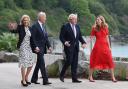 (Left to right) Carrie Johnson, US President Joe Biden, Prime Minister Boris Johnson and First Lady Jill Biden walk outside Carbis Bay Hotel, Carbis Bay, Cornwall, ahead of the G7 summit in Cornwall. Picture date: Thursday June 10, 2021.