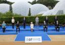 The Queen poses with G7 leaders at the Eden Project in Cornwall. Picture: Jack Hill/The Times/PA Wire