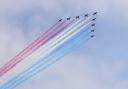 The Red Arrows will be flying over Cornwall on Saturday evening. Picture: PA Images