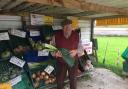 Raymond Arthur sold vegetables and eggs from a stall in his Helston garden for 20 years