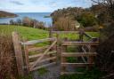A kissing gate on the new stretch of coast path near Gillan  Picture: National Trust / Seth Jackson