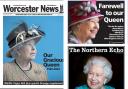 Newsquest front pages from across the UK pay tribute to the Queen