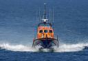 The Lizard Lifeboat had to rescue two Cadgwith fishermen after their boat sank on Saturday