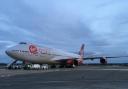 Virgin Orbit\'s Cosmic Girl arrived at Spaceport Cornwall ahead of its first launch