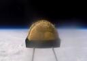 The Rowe's Cornish pasty photographed in space