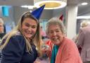 Big smiles! The staff and residents looked like they were having a great time!
