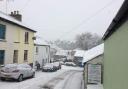 Heavy snow in Penryn on March 1, 2018