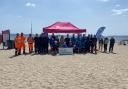 The Sand Safe campaign launched at Gylly beach