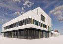 How the new pathology building would look at the Royal Cornwall Hospital