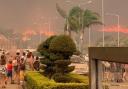The wildfires have been wreaking havoc across Rhodes