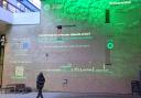 The interactive light projection has run since November 27