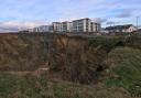 The cliffs collapsed on Wednesday