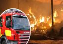 Firefighters from multiple stations were called to the blaze in the early hours of Wednesday morning